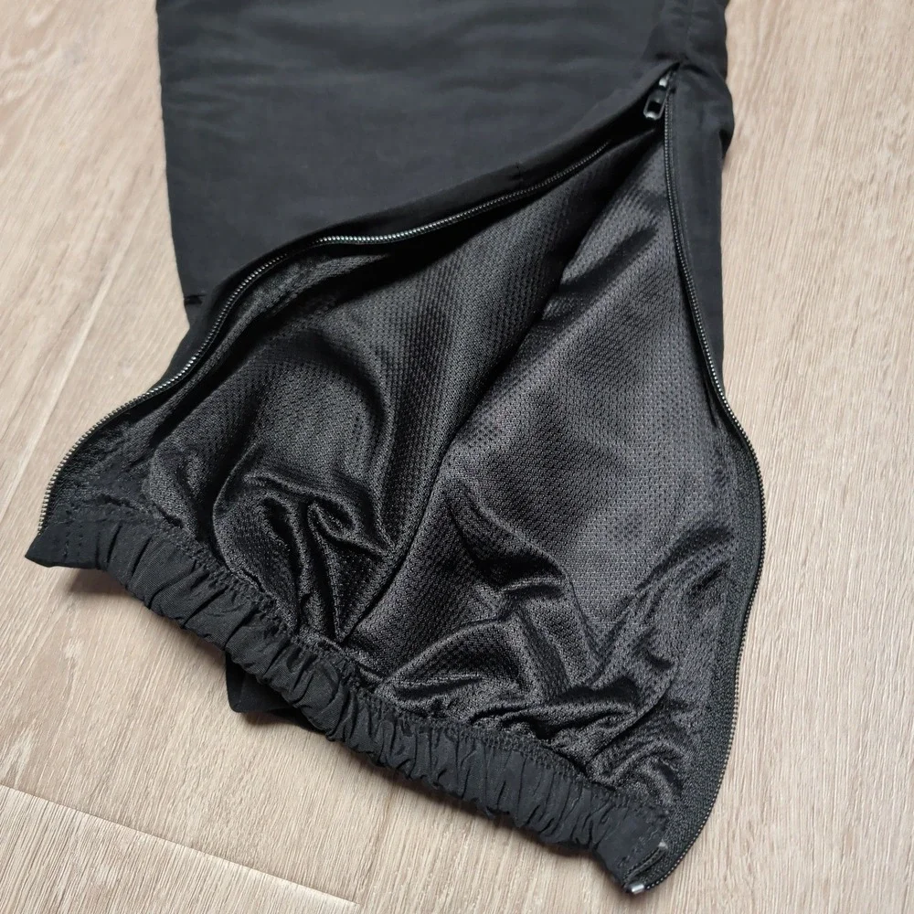 Unicor Physical Fitness Uniform Military Training Pants Men L/R Black Mesh Lined